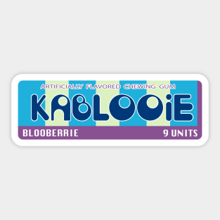 Kablooie Chewing Gum Sticker